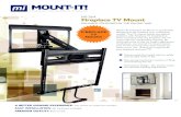 MI-364 Fireplace TV Mount · MI-364 Fireplace TV Mount ENHANCE YOUR DISPLAY THE DIGITAL WAY A BETTER VIEWING EXPERIENCE. Tilt, swivel or rotate for comfort. EASY INSTALLATION. All