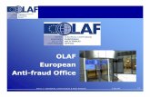 OLAF European Anti-fraud Officerai-see.org/.../2015/07/European_Anti-Fraud_Office_OLAF.pdf · 2019. 5. 26. · OLAF has no judicial powers. Investigation Report from EU institution