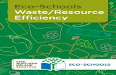 Eco-Schools Waste/Resource Efficiency · The Waste/Resource Efficiency topic is very beneficial to your Eco-Schools ... l Cigarette butts: 2–5 years l Aluminium can: 400–500 years