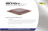 AES Raptor, LLC - SKYNETTM€¦ · The Curb prevents the SKYNET™ frame from slipping away from the opening to be protected. A Non‐Curbed skylight, stairwell opening, hole, or