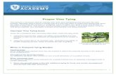 Proper Vine Tying ... Vine tying is a necessary task for training new vines and maintaining vine structure