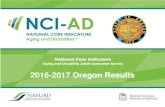 2016 -2017 Oregon Results Image result · the 2016-2017 survey cycle. NCI-AD provides consumer feedback critical for understanding and assessing current program strengths, needs and
