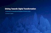 Driving Towards Digital Transformation...Driving Towards Digital Transformation Christopher Cappelli Perspectives of a Computational Geographer & Business Leader