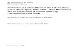 Pesticides in Surface Water of the Yakima River Basin ... · Basin, Washington, 1999–2000—Their Occurrence and an Assessment of Factors Affecting Concentrations and Loads By JAMES