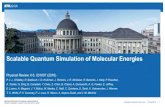 Scalable Quantum Simulation of Molecular Energies · Student Presentation: Quantum chemistry with SC qubits 𝐻𝐻= 𝑔𝑔0𝟙𝟙+𝑔𝑔1. 𝑍𝑍0+𝑔𝑔2𝑍𝑍1+𝑔𝑔3𝑍𝑍0𝑍𝑍1+𝑔𝑔4𝑌𝑌0𝑌𝑌1+𝑔𝑔5𝑋𝑋0𝑋𝑋1