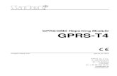 GPRS/SMS Reporting Module GPRS-T4 · SATEL GPRS-T4 1 The GPRS-T4 module is a device dedicated for use in intruder alarm systems for the purpose of reporting and messaging via the
