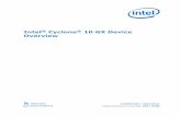 Intel Cyclone 10 GX Device · Intel assumes no responsibility or liability arising out of the application or use of any information, product, or service described herein except as