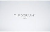 TYPOGRAPHY · Typography is not only the letterforms themselves, but how they interact with the overall design as well as the print medium. Typography includes many design choices.