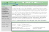 Weed Watcher - BugwoodCloud · 2015. 8. 18. · Weed Watcher As a kid, finding time to enjoy nature was easy – you didn’t need much more than your backyard and your imagination.