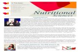Awards and Announcements, 1 Research, 2 Graduate Program ... · Research, PAGE 2 Undergraduates, PAGE 4 Outreach, PAGE 5 Nutritional Sciences In This Issue: Graduate Program, PAGE