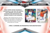 2020 Topps Finest Sales Sheet-Final - Go GTS · Finest “The Man” –(1:3 Packs) The classic 1998 Topps Finest design returns, showcasing some of the top dogs from throughout the