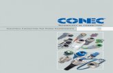 Industrial Connectors For Harsh Environments · CONEC industrial connectors, consist of several circular connector families for the auto-mation markets, plus the ruggedized data connectors