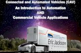 Connected and Automated Vehicles (CAV) An Introduction to ...€¦ · An Introduction to Automation AND Commercial Vehicle Applications. Terms to Know? •Autonomous •Automated