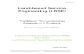 Land-based Service Engineering (LBSE) · The Land-based Service Engineering Trailblazer Apprenticeship standards and assessment strategies have been formulated by LE-TEC the Land-based