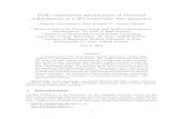 PDE constrained optimization of electrical de brillation ... · techniques is essential to enable large scale simulations of such PDE constrained optimal control problems on realistic