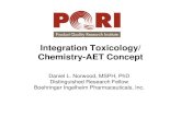 Integration Toxicology/ Chemistry-AET Concept · 2015. 11. 19. · Integration Toxicology/ Chemistry-AET Concept Daniel L. Norwood, MSPH, PhD Distinguished Research Fellow. Boehringer