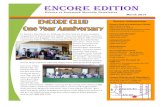 Encore Edition - Constant Contactfiles.constantcontact.com/21b60db3601/9388b207-d6...Encore at Eastmark Monthly Newsletter Encore Edition March 2017 Encore Information Encore lub and