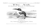 0LD VOL. SERIES, L } BULLETIN OF THE CONTINUATION … · 0LD VOL. SERIES, L } BULLETIN OF THE CONTINUATION NUTTALL ORNITHOLOGICAL OF THE CLUB { NEW VOL. SERIES XLII The Auk • •u•rterlp
