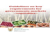 agriculture, forestry & fisheries Requireme… · Directorate Marketing DEPARTMENT OF AGRICULTURE, FORESTRY AND FISHERIES Guidelines on key requirements for governments markets –vegetables–