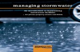 managing stormwater · The Stormwater Partners of SW Washington and Clark County, Washington are credited for the original development of this manual titled Managing Stormwater: An