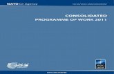 PROGRAMME OF WORK 2011 - TEDAE · communications on behalf of Poland, czech Republic, Hungary, Lithuania. There are an increased demand from nations for nATo tools such as JDARTS,