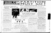 PARTITION MUST GO I - Connolly Association · Conscription-latest anti-Irish Stunt WERE Irish organisations in-vited to state their views when Finchley Local Employ-ment Committee