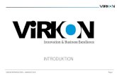 INTRODUKTION - Virkonvirkon.dk/wordpress/wp-content/uploads/2017/01/VIRKON-INTRO... · PRAKTISK RÅDGIVNING DER SKABER VÆRDI A. Lokal ekspertise & Global rækkevidde B. Strategisk