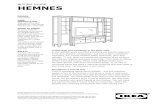 BUYING GUIDE HEMNES - IKEA · 2016. 10. 18. · BUYING GUIDE DESIGN Carina Bengs CARE INSTRUCTION Wipe clean with a cloth dampened in a mild cleaner. Wipe dry with a clean cloth.