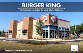 BURGER KING · 2020. 2. 26. · BURGER KING BEECH ISLAND, SC – TSCG.COM 8 TENANT PROFILE – BURGER KING 1959 Franchising system is established 2002 Texas Pacific Group purchases