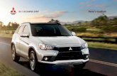 2017 Outlander Sport Cover WEB€¦ · Engine Start Switch (if equipped) Starting the Engine 1. Make sure the parking brake is applied. 2. Press and hold the brake pedal down with
