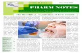 PHARM NOTESneilmedical.com/pdf_forms/PharmNotes/PharmNotes May-Jun...darkened teeth. Symptoms include persistent bad breath, red or swollen gums, bleeding gums, pain when eating, loose