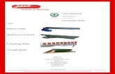 User Manual - Javo B.V. EN.pdf · User Manual Javo Conveyor belts Version 2016-2 8 3 Description of the machine 3.1 Motor-belts A motor-belt is a conveyor belt which is driven by