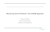 Monitoring Active Portfolios: The CUSUM Approach · 3 The Investor’s / CIO’s Problem § Invested in / responsible for many active products – Fallout of the asset allocation