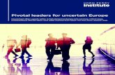 Pivotal leaders for uncertain Europe - Korn Ferry · 2020. 1. 28. · Pivotal leaders for uncertain Europe Government affairs experts will be in high demand as Europe sorts out many