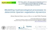 Modelling hydroecological processes to determine riparian ...lluvia.dihma.upv.es/ES/publi/congres/105... · Modelling hydroecological processes to determine riparian vegetation dynamics