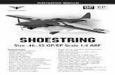 PH156-SHOESTRING A4 1 · Tele. (800) 435-9262 Fax (765) 741-0057 Academy of Model Aeronautics: If you are not already a member of the AMA, please join! The AMA is the governing body