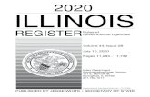 ILLINOIS · 2020. 7. 13. · Student Loan Servicing Rights Act ... 5 January 21, 2020 January 31, 2020 6 January 27, 2020 February 7, 2020 7 February 3, 2020 February 14, 2020 ...