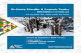 Continuing Education & Corporate Training · 2015. 12. 16. · Continuing Education & Corporate Training department is ready to help with a wide range of training options. We offer