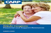 Help for Caregivers: Financial and Support Resources · caregiving is often provided outside of the traditional parent-child relationship, it is time for the definitionof family status