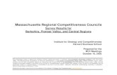 Massachusetts Regional Competitiveness Councils Files/MA_RCC_West... · 2014. 4. 23. · Massachusetts Regional Competitiveness Councils Survey Results for Berkshire, Pioneer Valley,