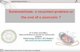 Salmonellosis: a recurrent problem or the end of a zoonosis Symposium/Collard Jea… · • Monitoring of zoonoses in feed, animals, food and man • National general measures on
