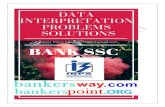 Data Interpretation - Bankersway Interpretation 1.pdf · Data Interpretation Data interpretation is the most scoring and time consuming section in IBPS and other competitive examinations.