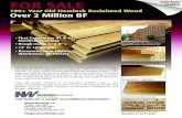 100+ Year Old Hemlock Reclaimed Wood Over 2 …niagaraworldwide.com/wp-content/uploads/2017/10/...100+ Year Old Hemlock Reclaimed Wood Over 2 Million BF James Moriarity, P.E. Project