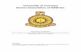 CONSTITUTION OF UNIVERSITY OF COLOMBO …...Alumni Association of NSW Inc. About this constitution This ‘constitution’ forms the structure within which the “University of Colombo