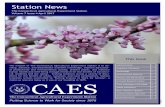 CAES Station News April 2017 - portal.ct.gov · the Experiment Station and its various research, regulatory and public service pro-grams to the Landscape Design School held at the