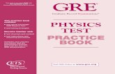 This practice book contains PHYSICS TEST · 2015. 7. 29. · 6 PHYSICS TEST PRACTICE BOOK Test-Taking Strategies The questions in the practice test in this book illus-trate the types