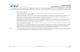 AN4099 Application note - STMicroelectronics · Note: The infrared transmitter and receiver solutions described in this document are implemented in C language and are available within