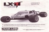 Team Losi LX-T manualvintagelosi.com/Manuals_files/LXT Manual.pdf · Before construction Of your LX-T, please take a moment to read through these instructions. This will minimize