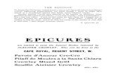 'ADVERTISEMENTS.' The Equinox 1.8 (1912): ads. · PRICE To_be had ofThe Equinox, ONE 3Gt.James St.,W.C. GUINEA andthrough all NET Booksellers GOEΤIA vel Clavicula SALOMONIS REGIS