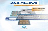 10/02/07 16:12 Page 2 APEM Membrane switch panels carry out switching functions and enhance the final